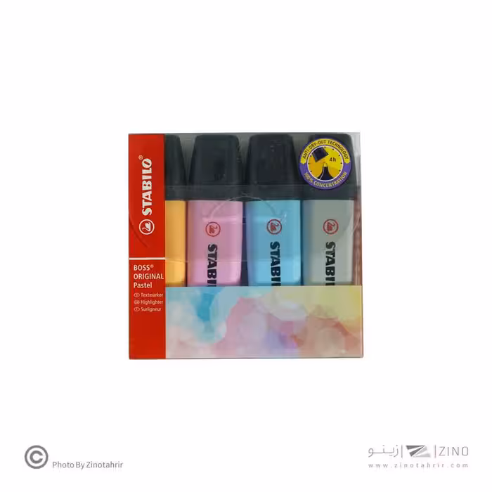 علامت زن جور4رنگ باس اورجینال(پاستل) استابیلو کد70/4-4