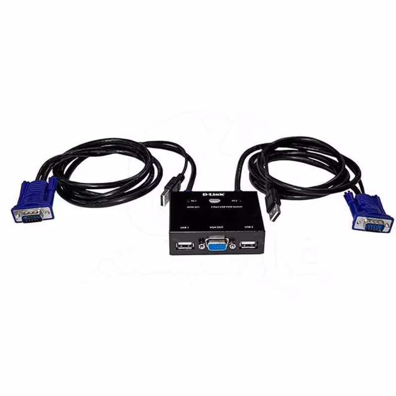 سوئیچ دوپورت KVM222 برند D-LINK