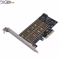 کارت تبدیل PCIE3.0 به پورت SATA و M-key MVME