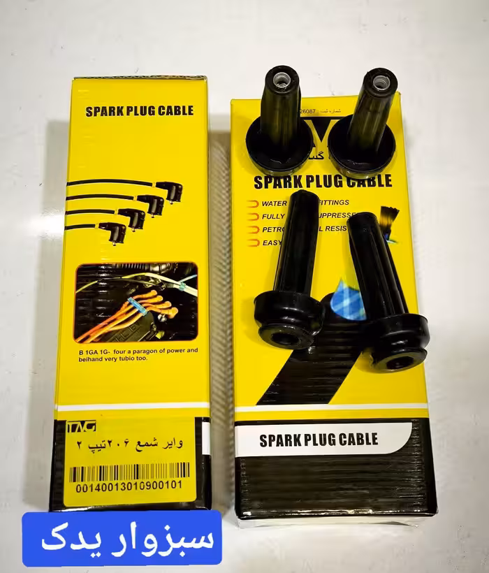 وایر شمع پژو 206 تیپ 2 و 3 برند تکنیک گستر