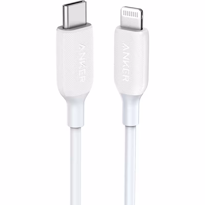 کابل تبدیل USB-C به لایتنینگ انکر مدل A8833 طول 1.8 متر