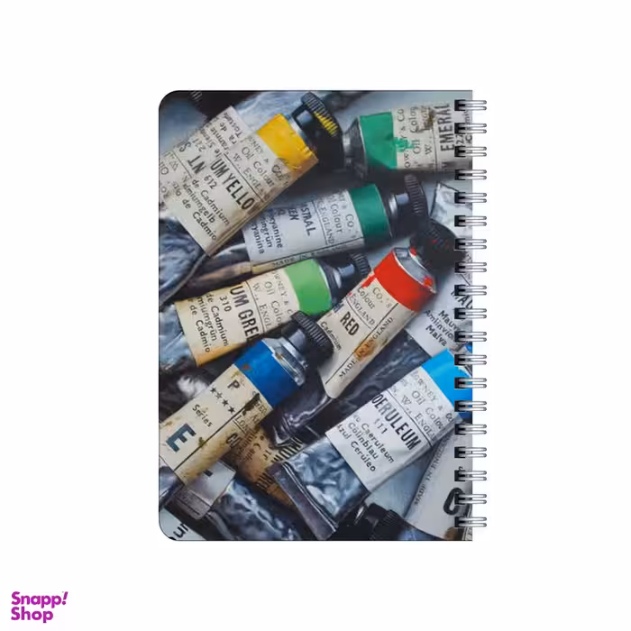 دفترچه یادداشت بامبیلیپ مدل چوبی طرح رنگ روغن کد 1570865