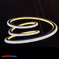 لوستر مدرن مدل دایره تودلی دوطرفه