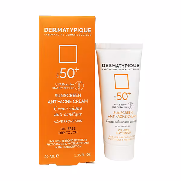 درماتیپیک ضد آفتاب پوست چرب و جوشی SPF50 حجم 40 میلی لیتر - داروکاو