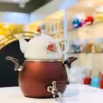 LAVILUX لاویلوکس کتری قوری گرانیتی  عنابی  9234