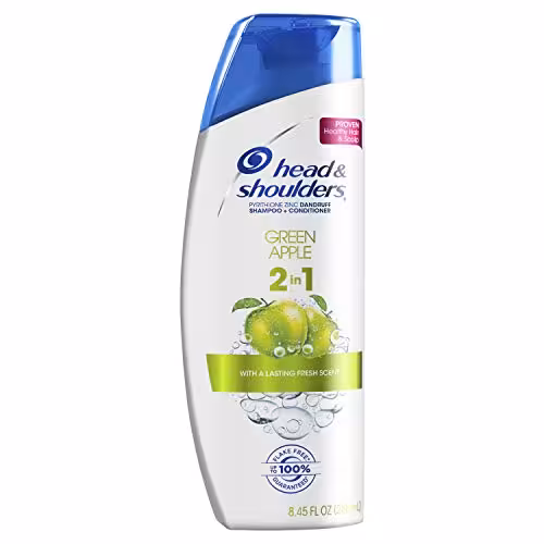شامپو و نرم کننده ضد شوره هد اند شولدرز مدل Green apple 2 in 1 حجم 700 میلی لیتر
