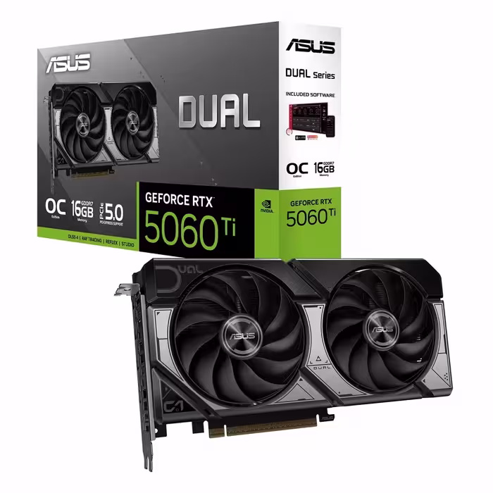 کارت گرافیک ASUS DUAL RTX 5060 Ti OC 16GB