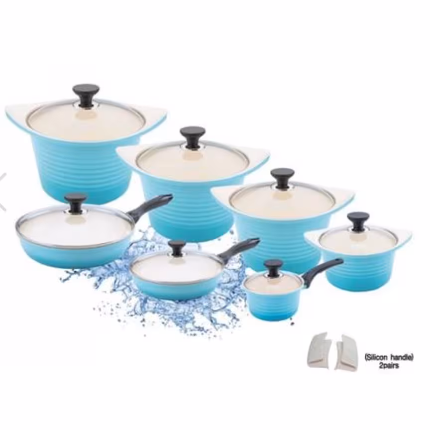 سرویس قابلمه سرامیکی 14 پارچه کیپ مدل KCS-175

