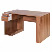 میز اداری مدل IC400 گردویی روشن
