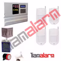 پکیج دزدگیر اماکن بیسیم مدل جی ام کا سیم کارتی GM890H74