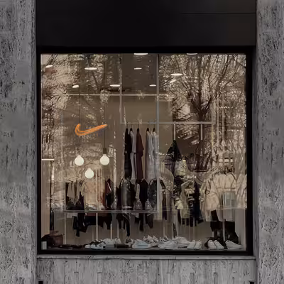 چراغ دیواری نئون دیزاین طرح Nike_ORG