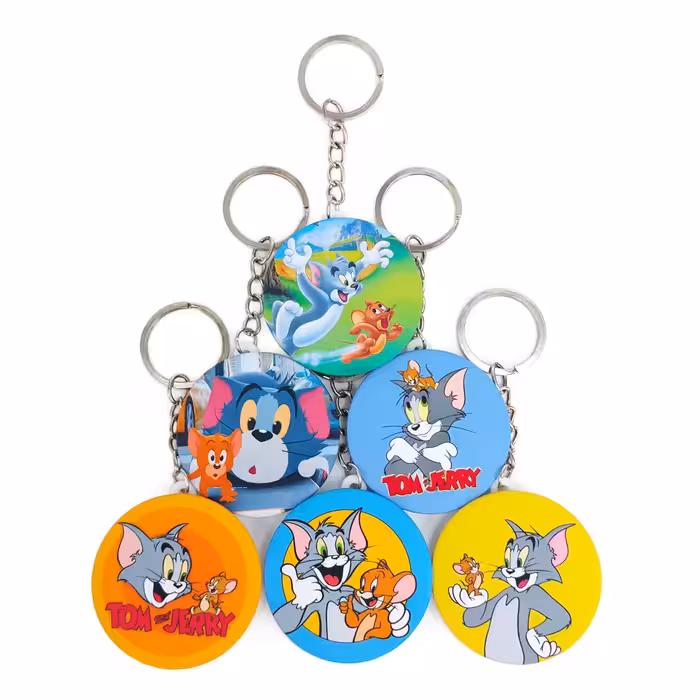 جاکلیدی خندالو مدل تام و جری کد 395A مجموعه 6 عددی