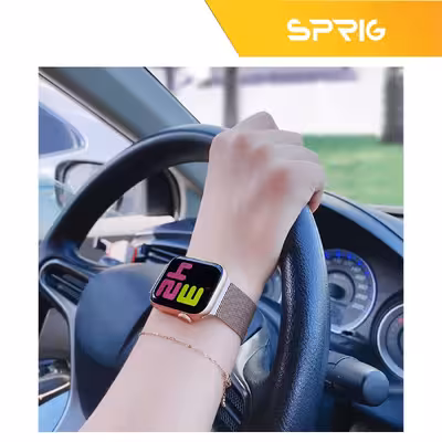 بند اسپریگ مدل Milanese مناسب برای اپل واچ سری 1 / 2 / 3 / 4 / 5 / 6 / 7 / 8 / SE / Ultra سایز 42 / 44 / 45 / 49 میلی متری