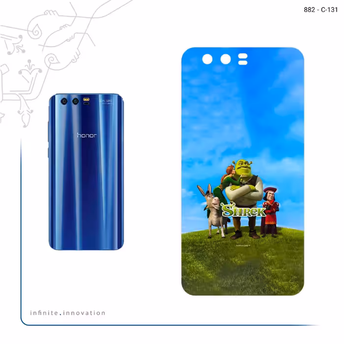 برچسب پوششی ماهوت مدل Shrek مناسب برای گوشی موبایل آنر 9