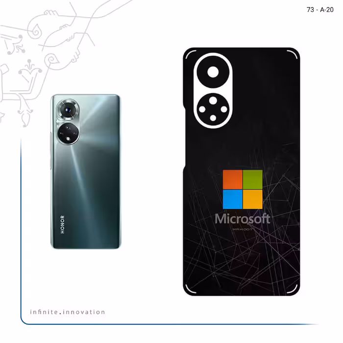 برچسب پوششی ماهوت مدل Microsoft_Logo مناسب برای گوشی موبایل آنر 50