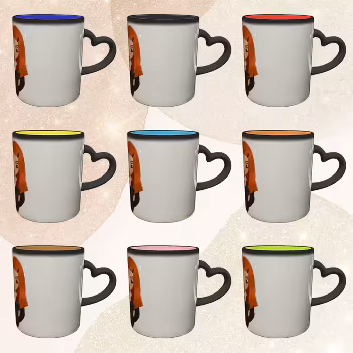 ماگ حرارتی مدل دسته قلبی طرح هری پاتر کد 70