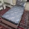 سرویس ملحفه مدل کشدوز niki04.25 طرح مرمر کد 120 یک نفره دو تکه