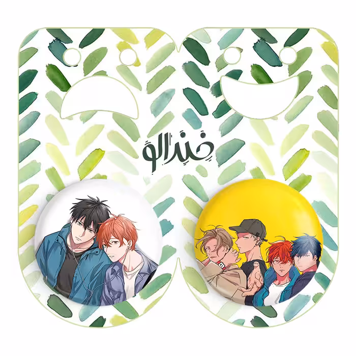 پیکسل خندالو مدل ریتسوکا و مافویو و یاهیکو و هاروکی انیمه گیون کد 1309513089 مجموعه 2 عددی