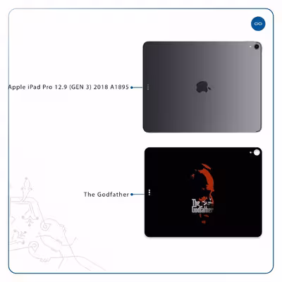 برچسب پوششی ماهوت مدل The Godfather مناسب برای تبلت اپل iPad Pro 12.9 (GEN 3) 2018 A1895
