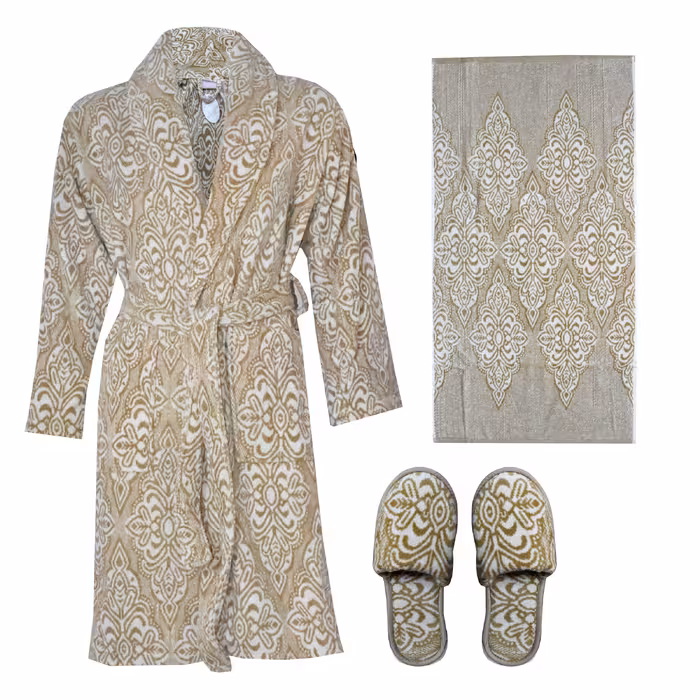 ست حوله پالتویی 3 تکه دانتلا ویتا مدل Primeum 