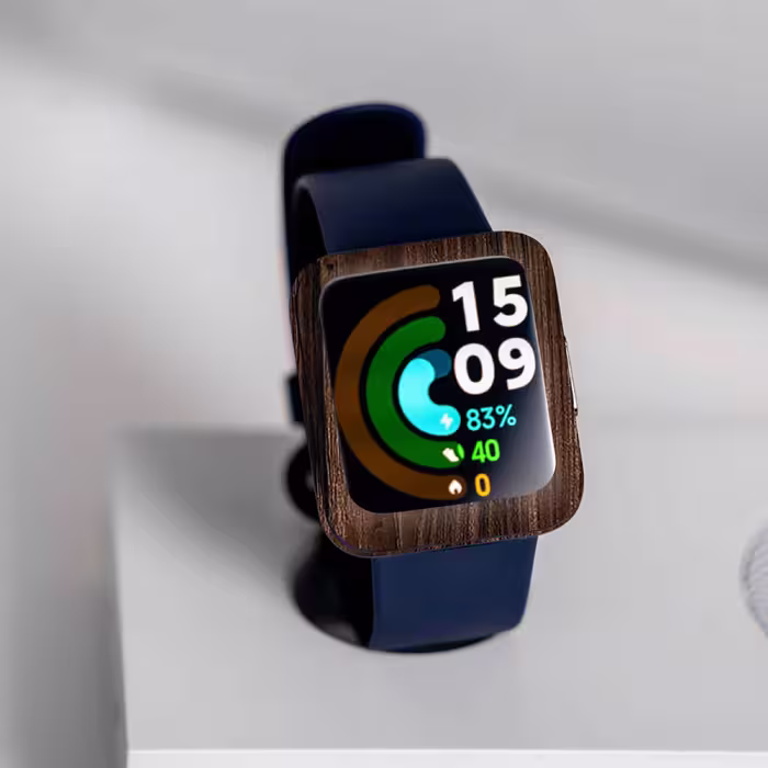 برچسب ماهوت طرح Dark_Walnut_Wood مناسب برای ساعت هوشمند شیائومی Redmi Watch 2 Lite