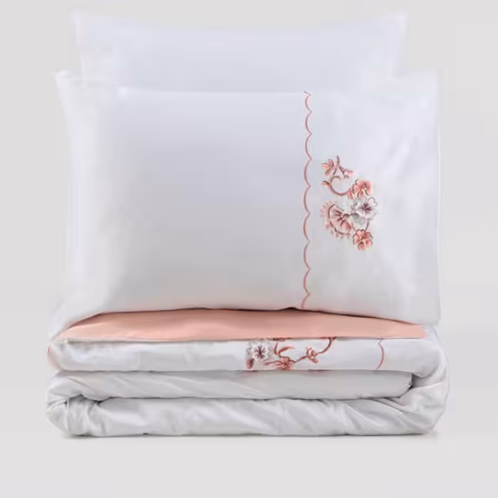 سرویس روتختی کاتن باکس مدل 3D Nakisli Tiny Pudra دو نفره 6 تکه