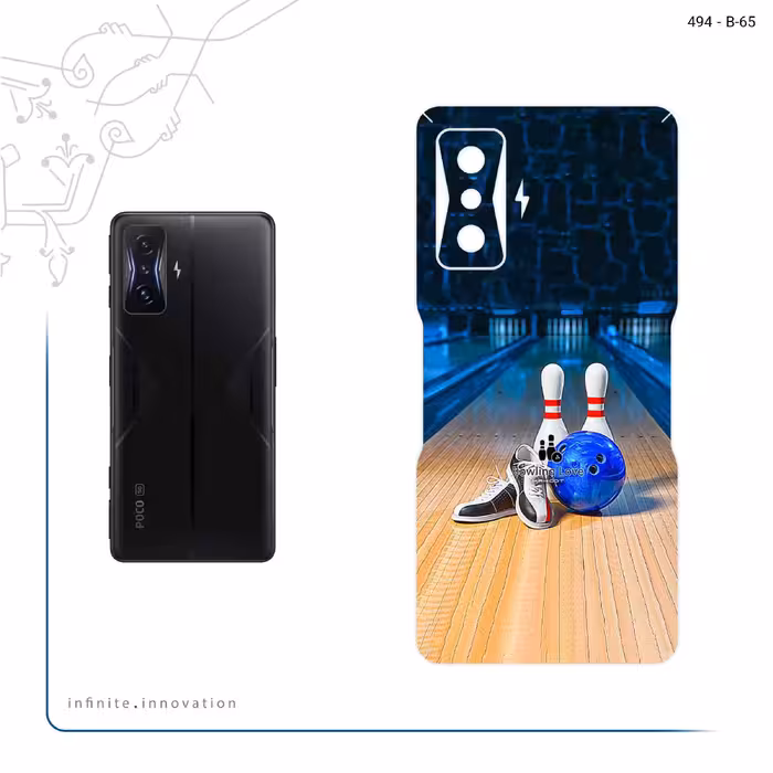 برچسب پوششی ماهوت مدل Bowling مناسب برای گوشی موبایل شیائومی Poco F4 GT 5G