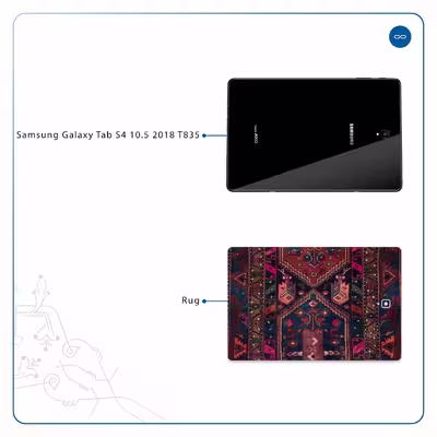 برچسب پوششی ماهوت مدل Rug مناسب برای تبلت سامسونگ Galaxy Tab S4 10.5 2018 T835