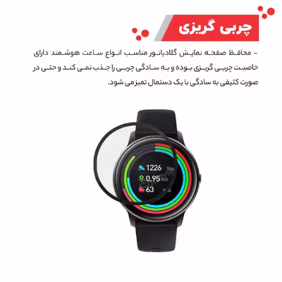 محافظ صفحه نمایش گلادیاتور مدل GWP1000 مناسب برای ساعت هوشمند شیائومی Imilab KW66