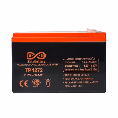  باتری یو پی اس 12 ولت 7.2 آمپر ساعت زتاباتری مدل TP1272 