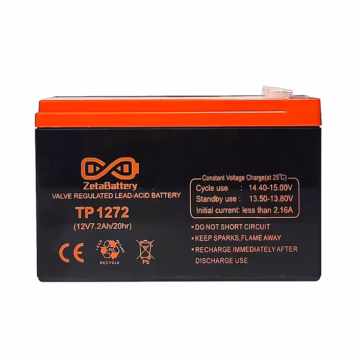   باتری یو پی اس 12 ولت 7.2 آمپر ساعت زتاباتری مدل TP1272 