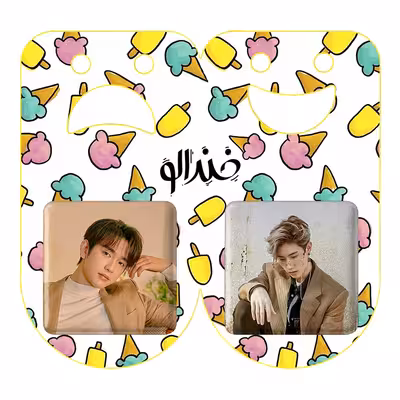 پیکسل خندالو مدل مارک و جین یونگ گروه گات سون GOT7 کد 1166311666 مجموعه 2 عددی