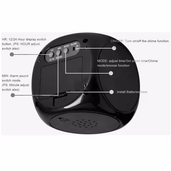 ساعت رومیزی دیجیتال ایمکس کلاک مدل Projector