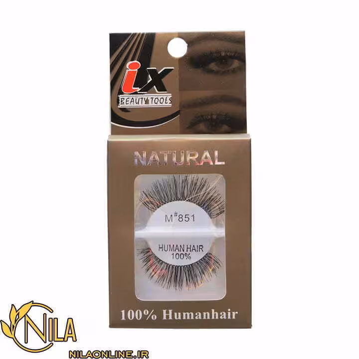 مژه مصنوعی آی ایکس ix از موی 100% طبیعی شماره M 851