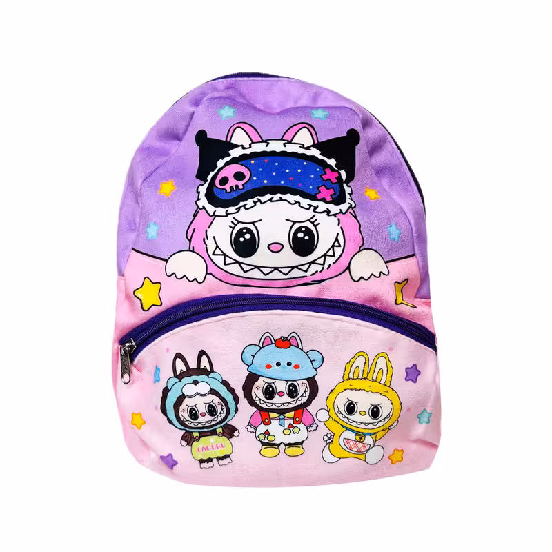 کوله پشتی مدرسه مدل لبوبو و دوستان کد gol01 | چاوه