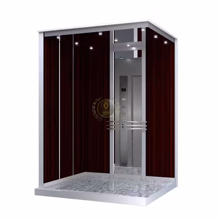 کابین آسانسور MDF استیل کد 10422