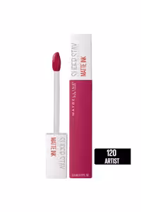 رژ لب مایع مات میبلین مدل Super Stay Matte Ink کد رنگ 120 Artist