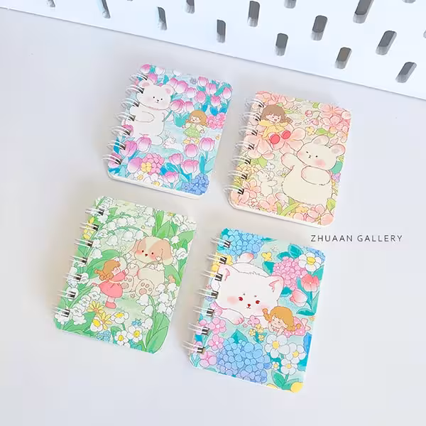 دفترچه فنری Happy Garden فانتزی