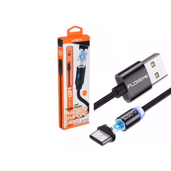 کابل مگنتی تبدیل USB به Type-c موکسوم مدل MX-CB24