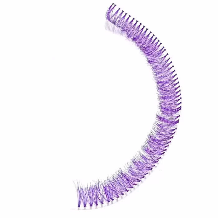 مژه ریلی رنگ بنفش سایز 14