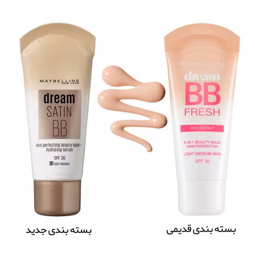 BB کرم میبلین مدل Dream BB Fresh با SPF30 حجم 30 میل 03-روشن متوسط