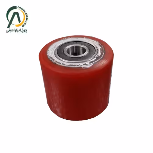چرخ تک پلی اورتان وارداتی جک پالتی 100*80 میلی متر
