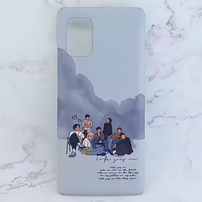 کاور مدل چاپی طرح انیمه مناسب برای گوشی موبایل سامسونگ Galaxy A71
