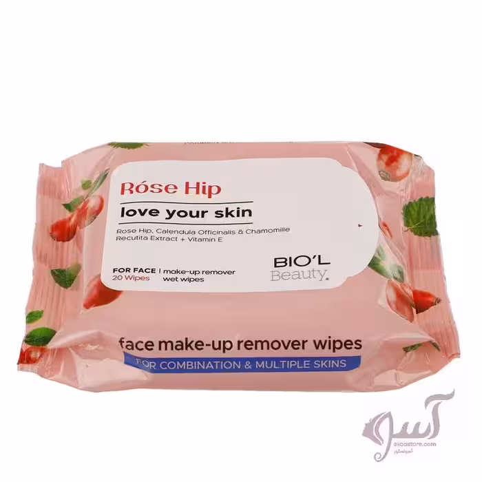 دستمال مرطوب آرایشی صورت مخصوص پوستهای مختلط بیول