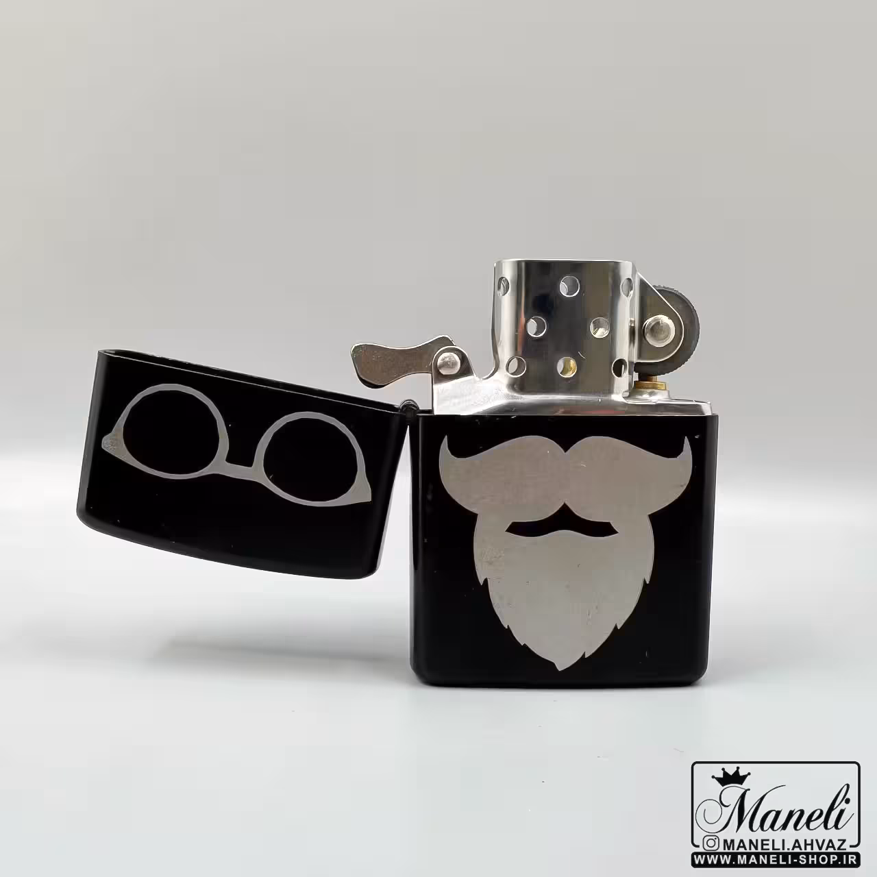 فندک زیپو بنزینی مشکی خاص|140404113