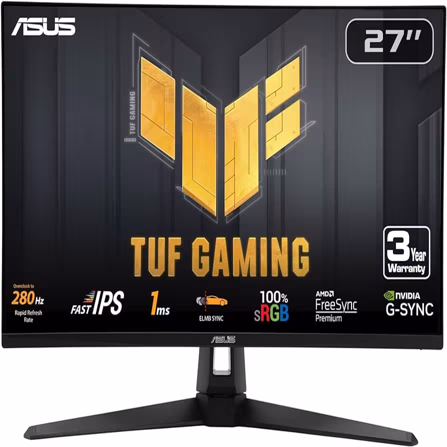 مانیتور 27 اینچ ایسوس TUF VG279QM1A – FHD IPS 280Hz 1ms