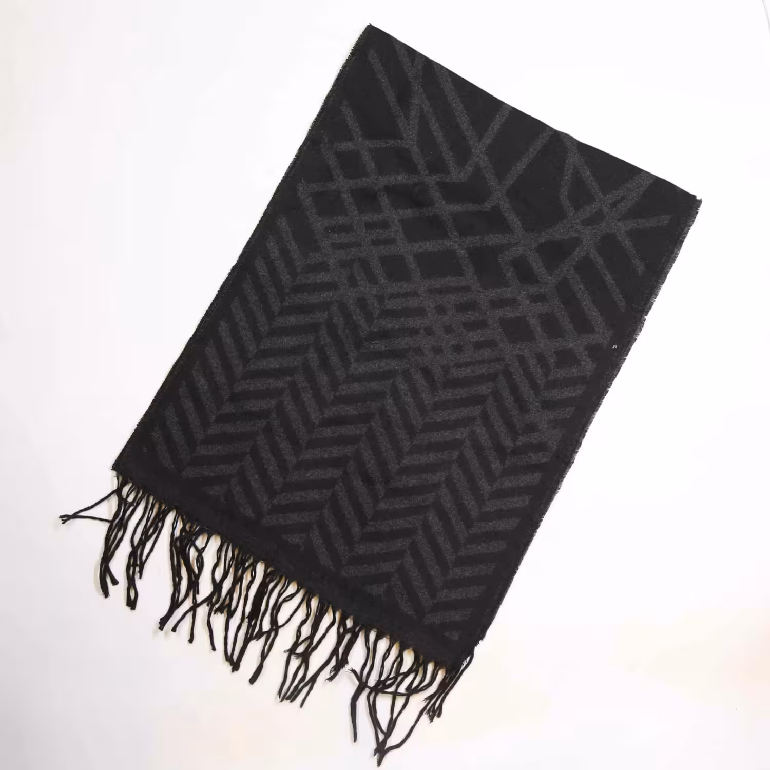 شال گردن حاشیه جناقی لبه ریش دار