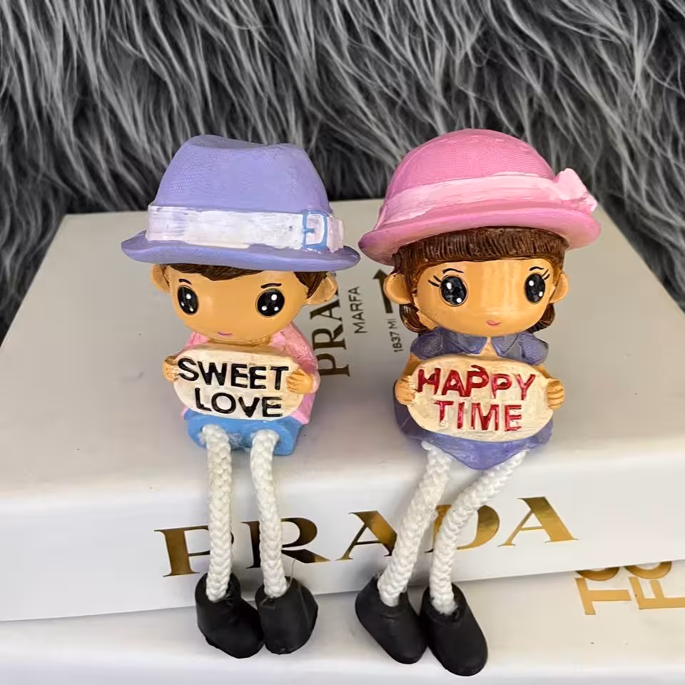 مجسمه پاشل فانتزی مجموعه 2 عددی کد 6