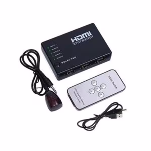 سوئیچ 5 پورت HDMI با ریموت کنترل وی نت V-SWHD1405