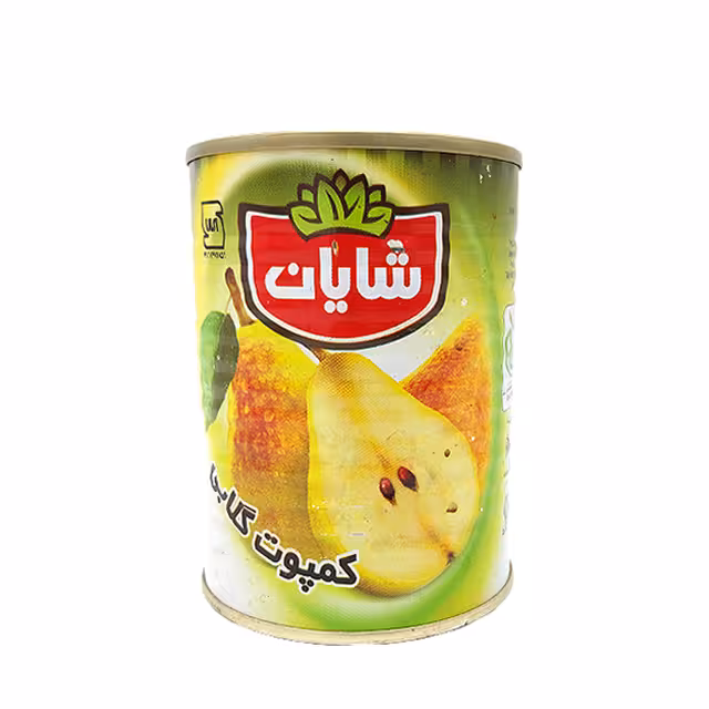 کمپوت گلابی شایان 350 گرمی